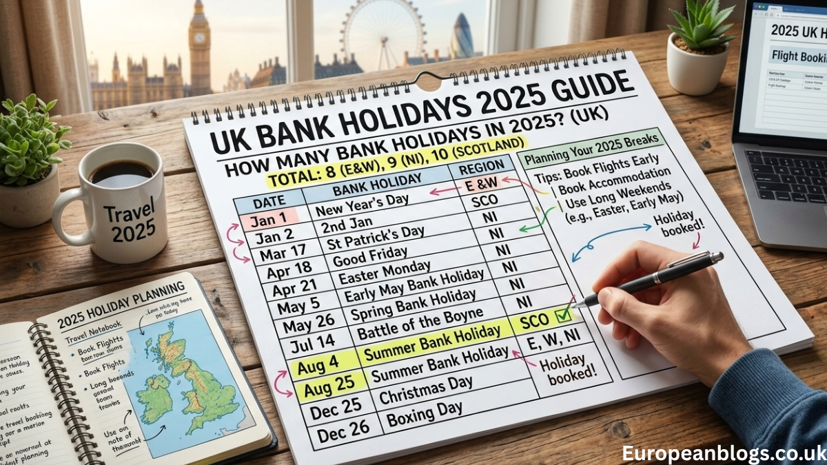 How Many Bank Holidays in 2025