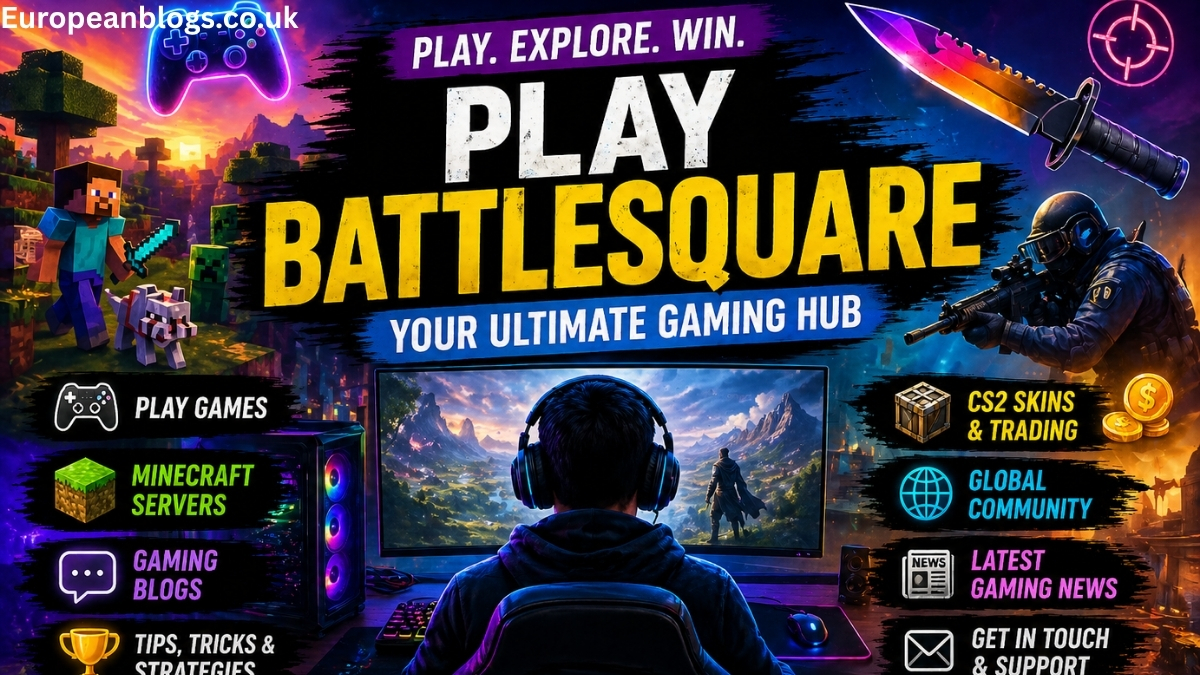 Playing Game Site PlayBattleSquare